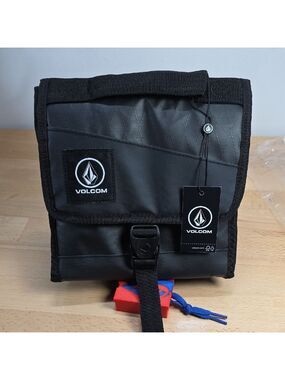 Volcom Black Lunch Bag Insulated